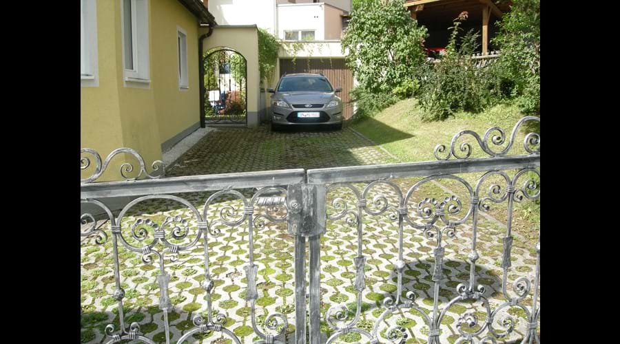 Parking off street for 2 cars