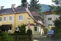 Chalet Struber - front of house with off street parking for 2 cars