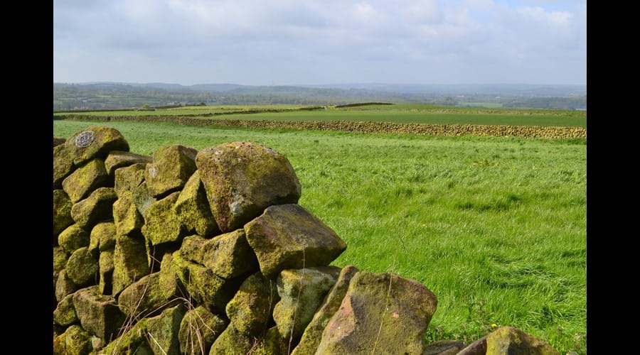 Peak District views on the way to the cottage