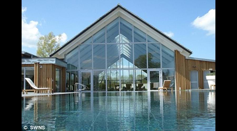 Spa and outdoor swimming pool