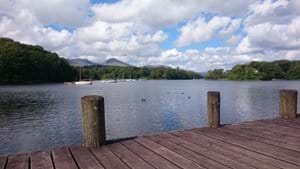 The view from Lake Bank jetty