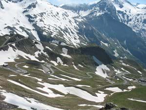 A view through Grossglockner Pass a few km away