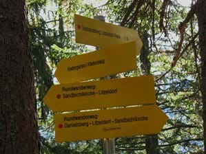 Plenty of way marked walks