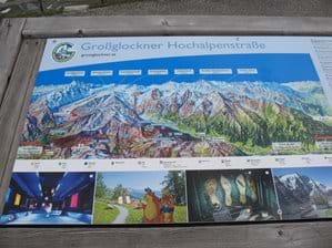 Information Board Grossglockner Hochalpenstrasse