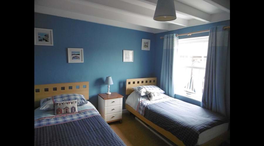Spacious twin bedroom