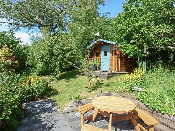 The Summerhouse, Hafod, has stunning views across Snowdonia. A perfect place for an evening drink