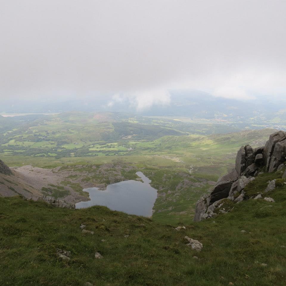 Almost at the top of Cadair Idris....