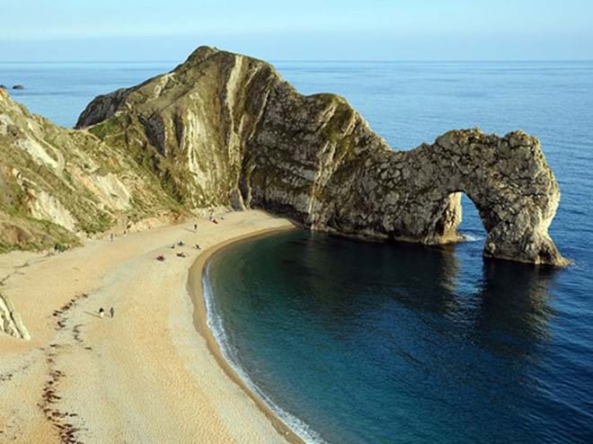 Durdle Door is just one of the amazing wild swimming spots within an easy half-hour drive