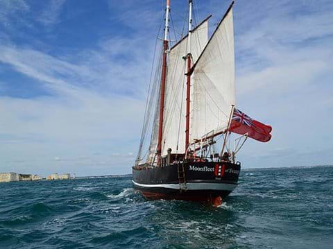 Take a picnic and learn to sail during a trip on Moonfleet