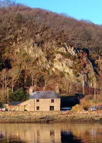 The cottage from the estuary.