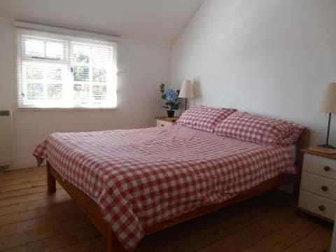 Double bedroom with views across Blackwater estuary and salt flats