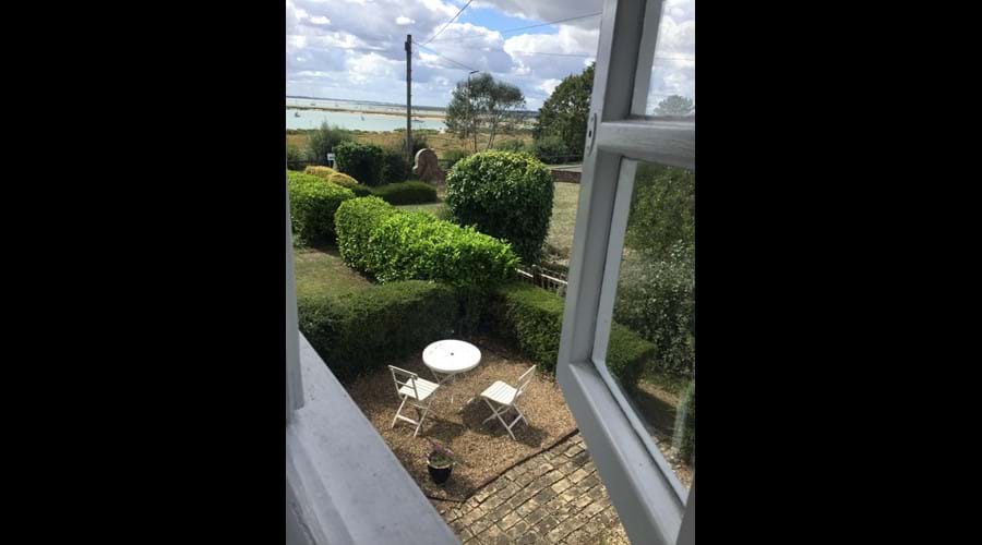 Looking out from front bedroom