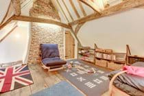 The Playroom - A single and double futon are available, or you can leave space to play with the Brio train set, the Duplo or perhaps the PS3 and the other toys