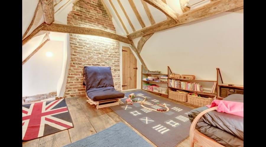 The Playroom - A single and double futon are available, or you can leave space to play with the Brio train set, the Duplo or perhaps the PS3 and the other toys