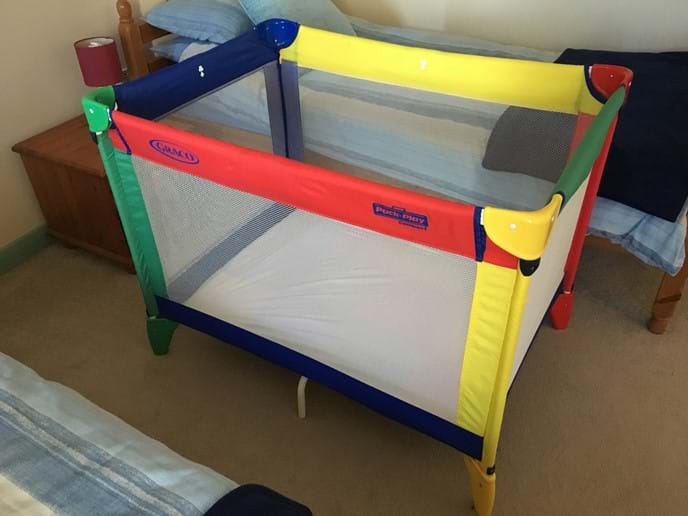 Travel cot - available on request