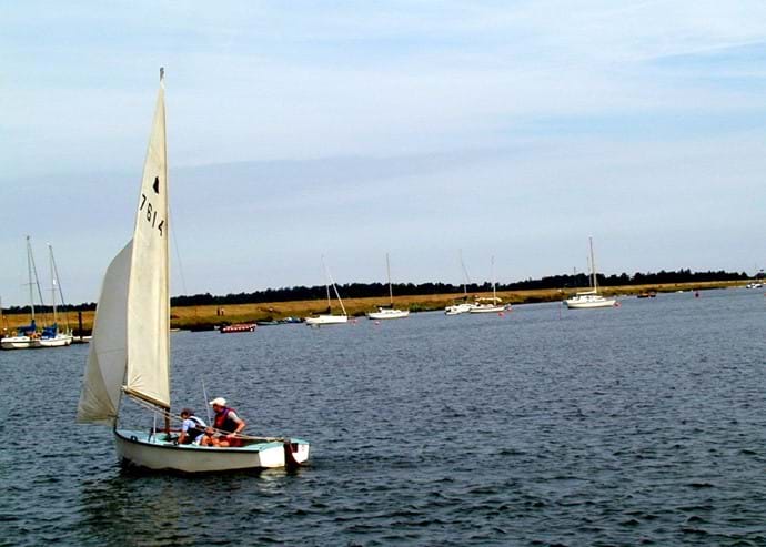 Summer sailing in Wells Harbour