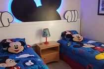 Disney Twin with LED Mickey Headboard