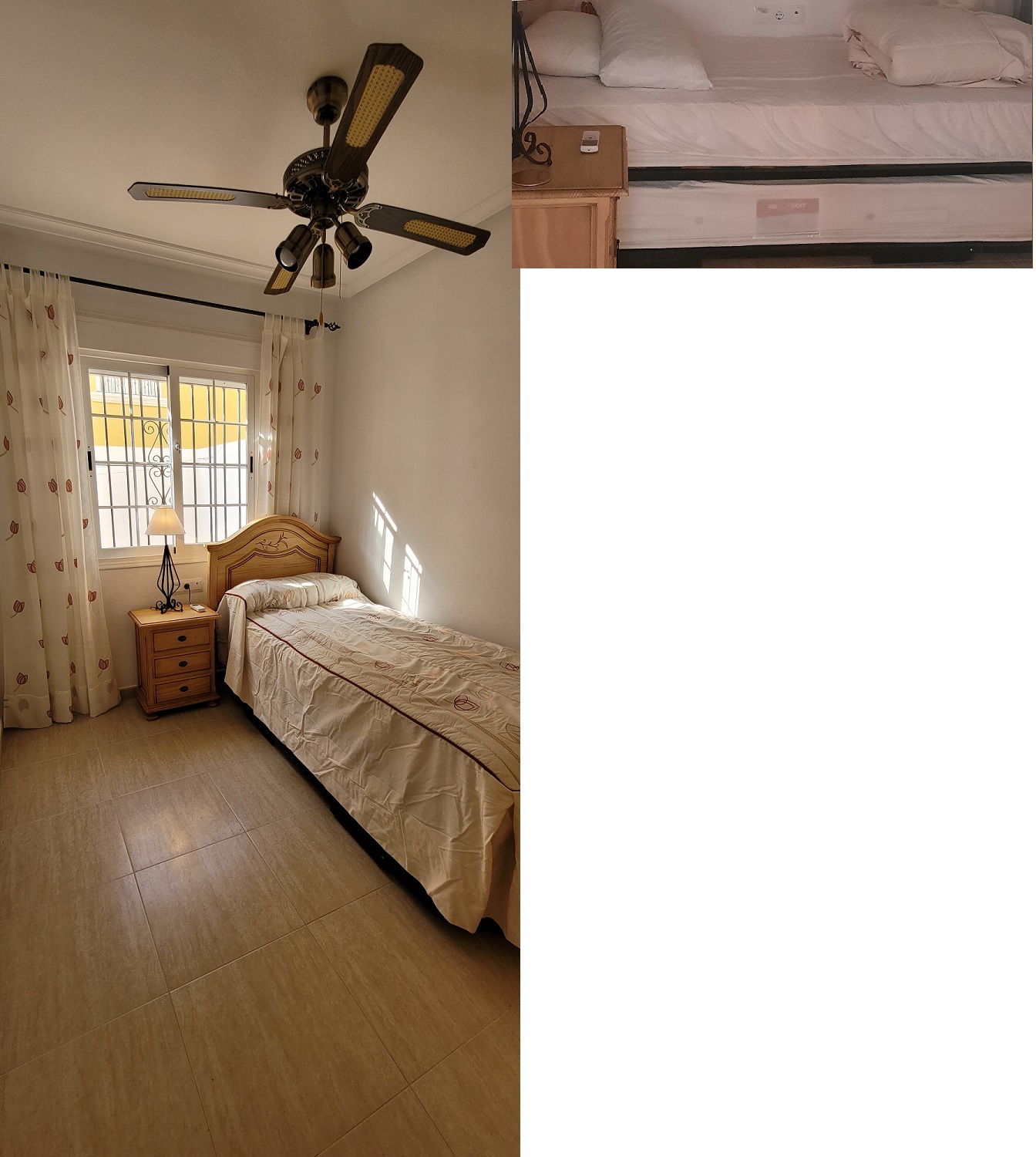 downstairs bedroom (2 singles 90x190,)