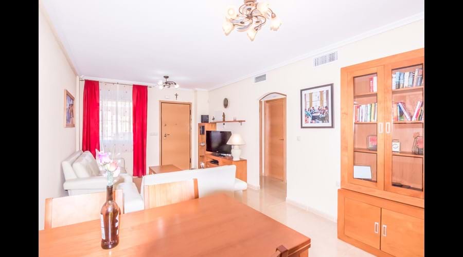 Spacious lounge with all the usual home comforts