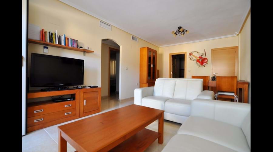Spacious lounge with all the usual home comforts