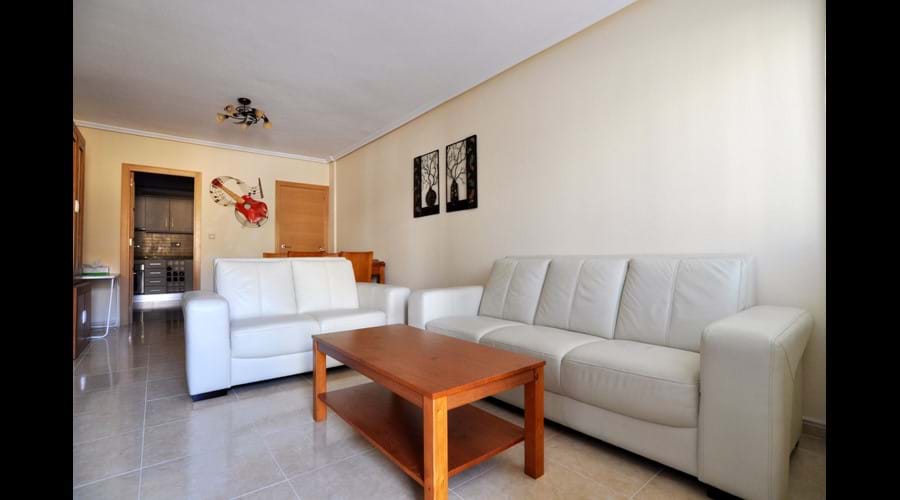 Spacious lounge with all the usual home comforts