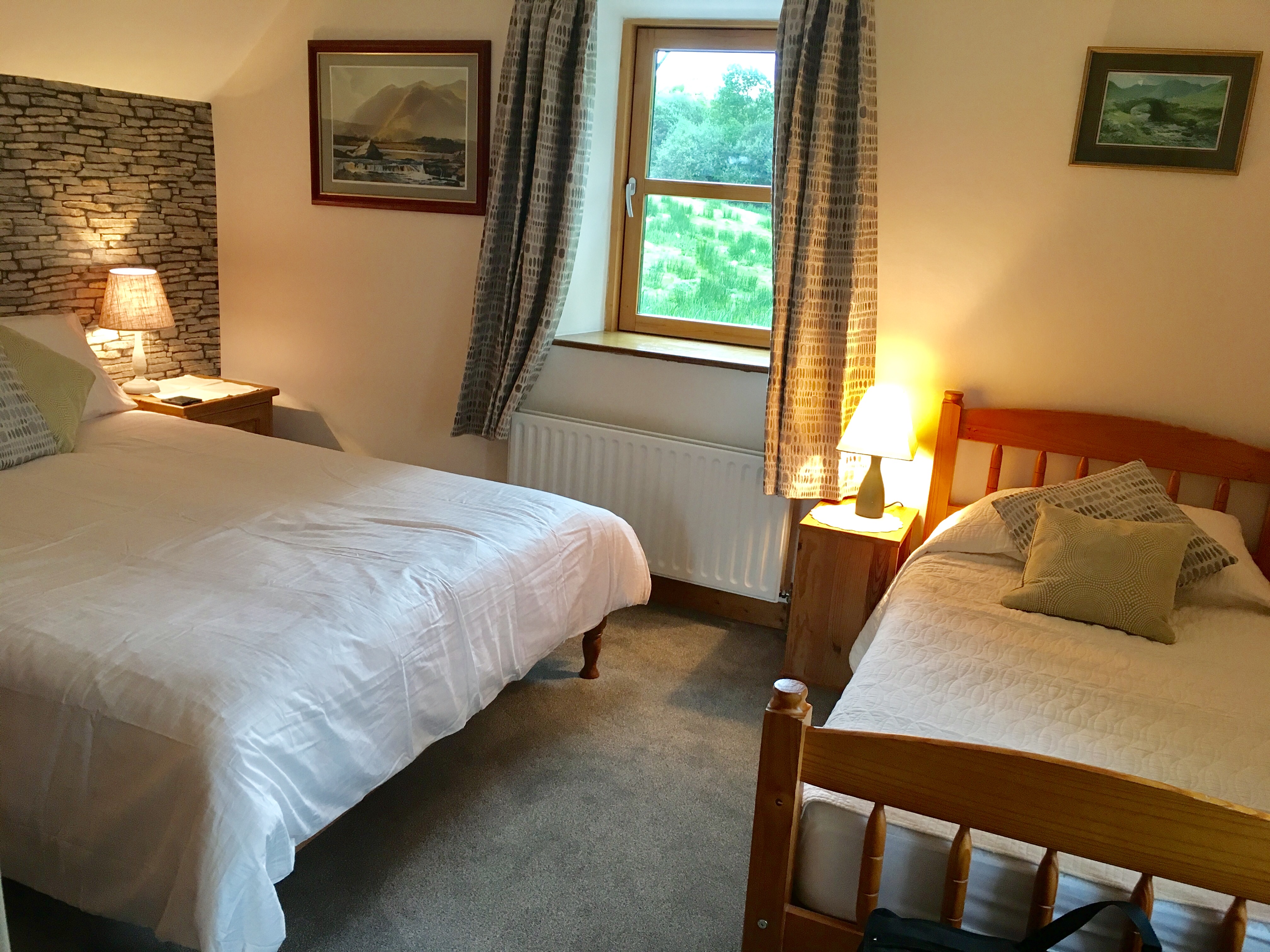 Second Bedroom - King Size plus Single Beds