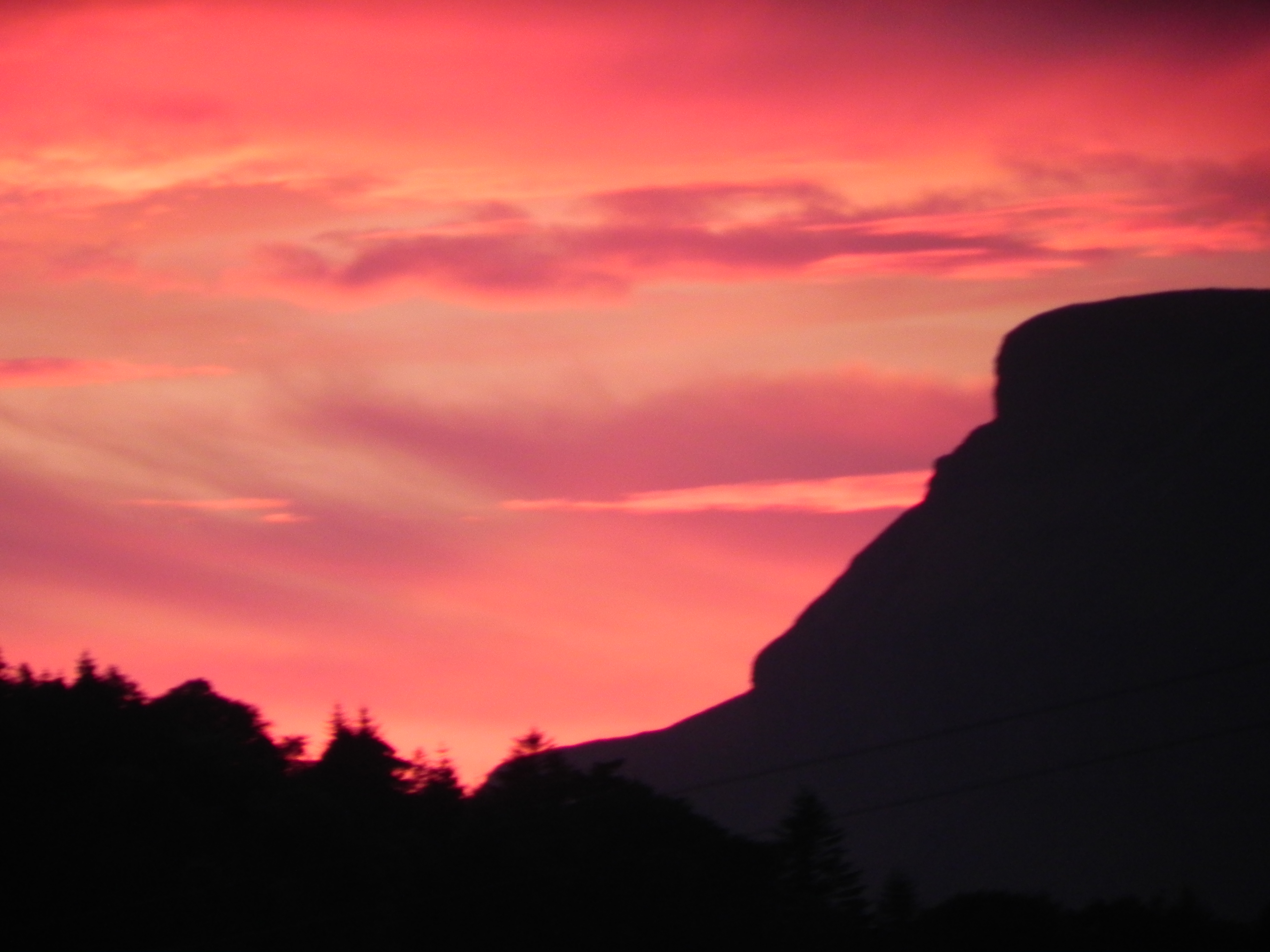 Sunset view from Swiss Cottage
