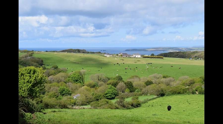 View of St Ives Bay from Trencrom Hill
