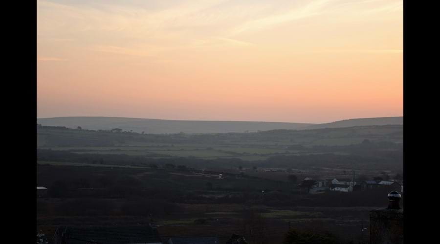Sunset view from bedroom C
