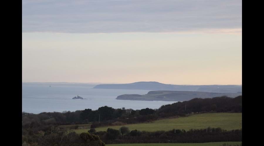 Early morning view from the footpath to St Ives