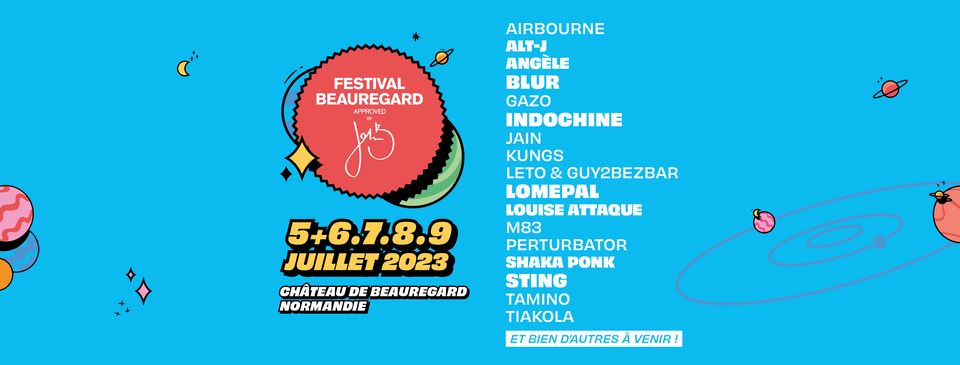 Beauregard Music Festival, Normandy 2023