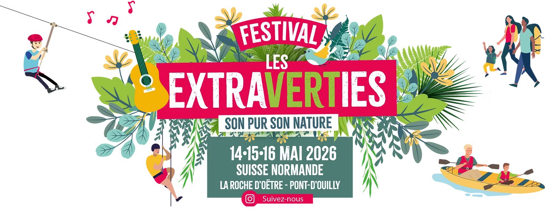 Extraverties Green and Nature Festival, Pont d'Ouilly, Normandy