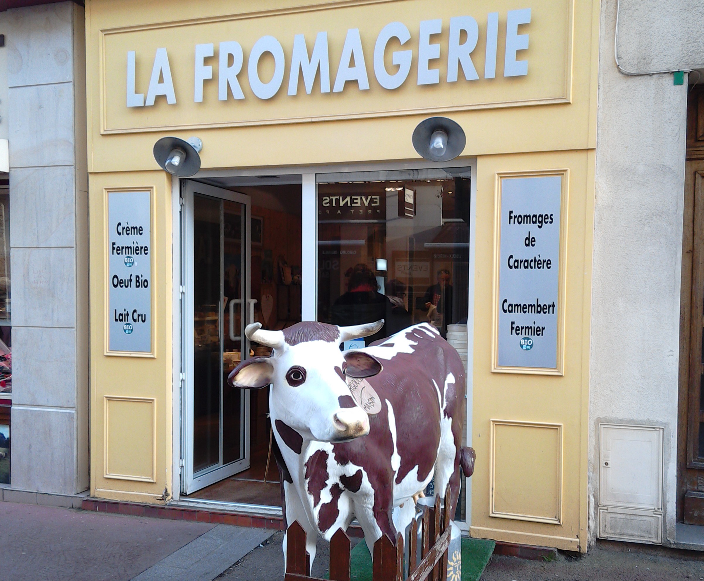 Cheese shop in Caen, Normandy