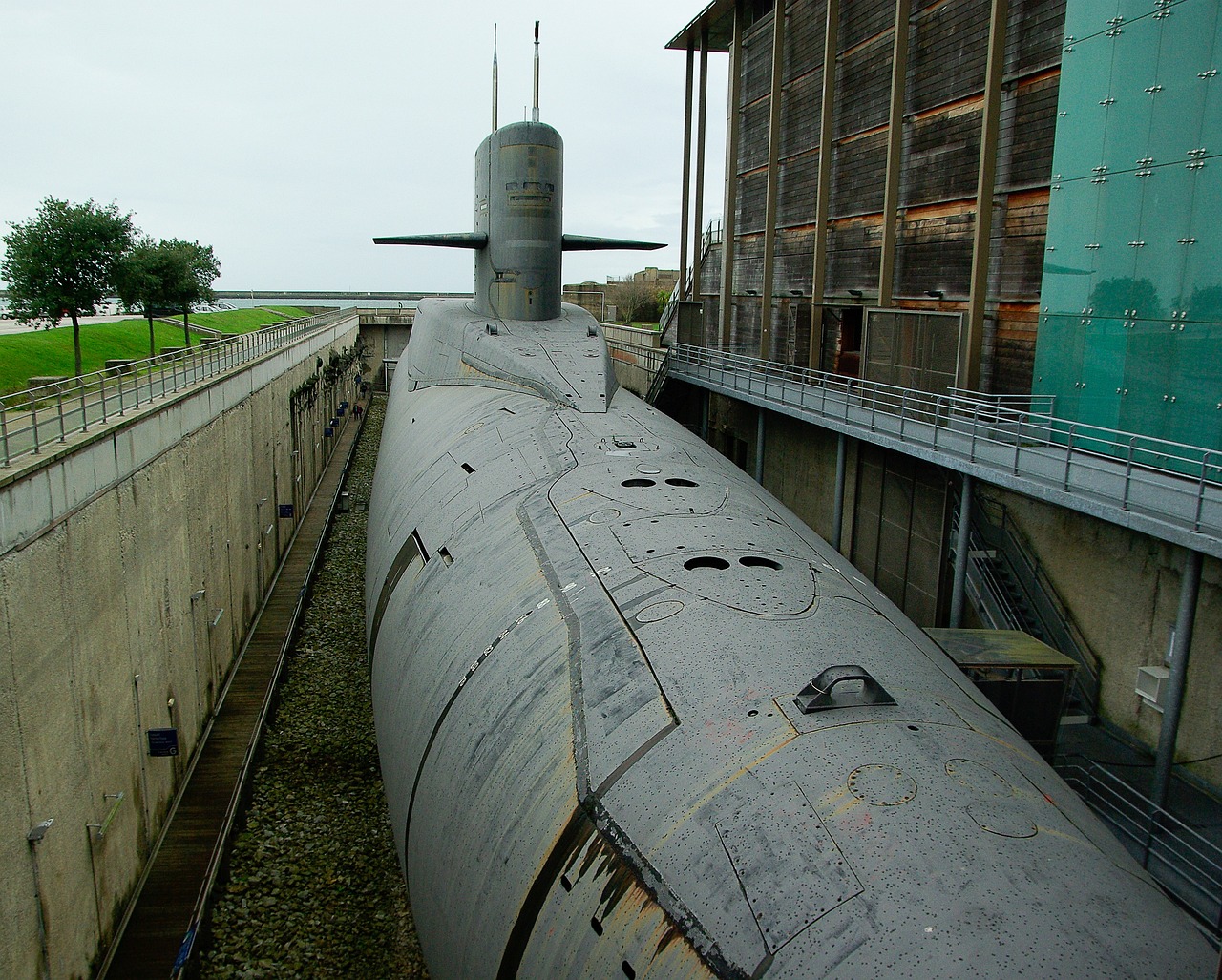 Submarine at Cité de la Mer, Cherbourg, Normandy