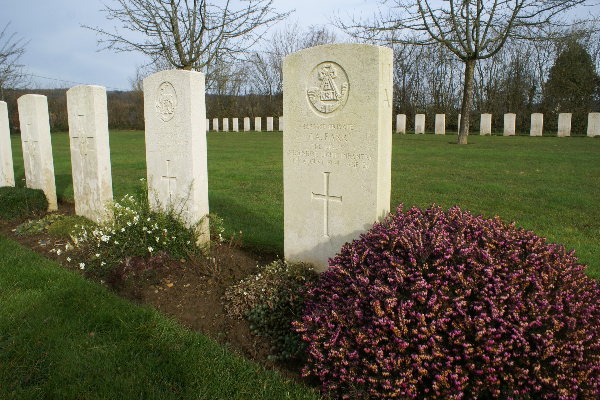 British Commonwealth Cemetery at Saint Charles de Percy, Normandy