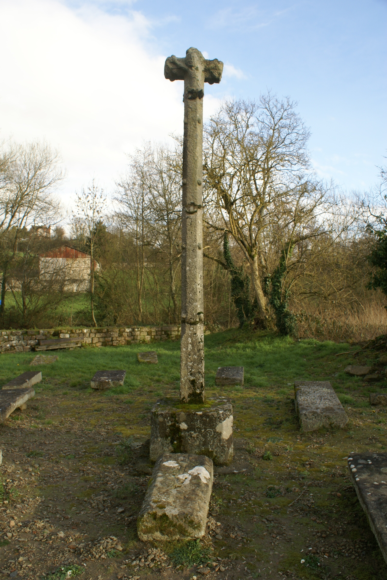 Churchyard in Domfront Normandy France