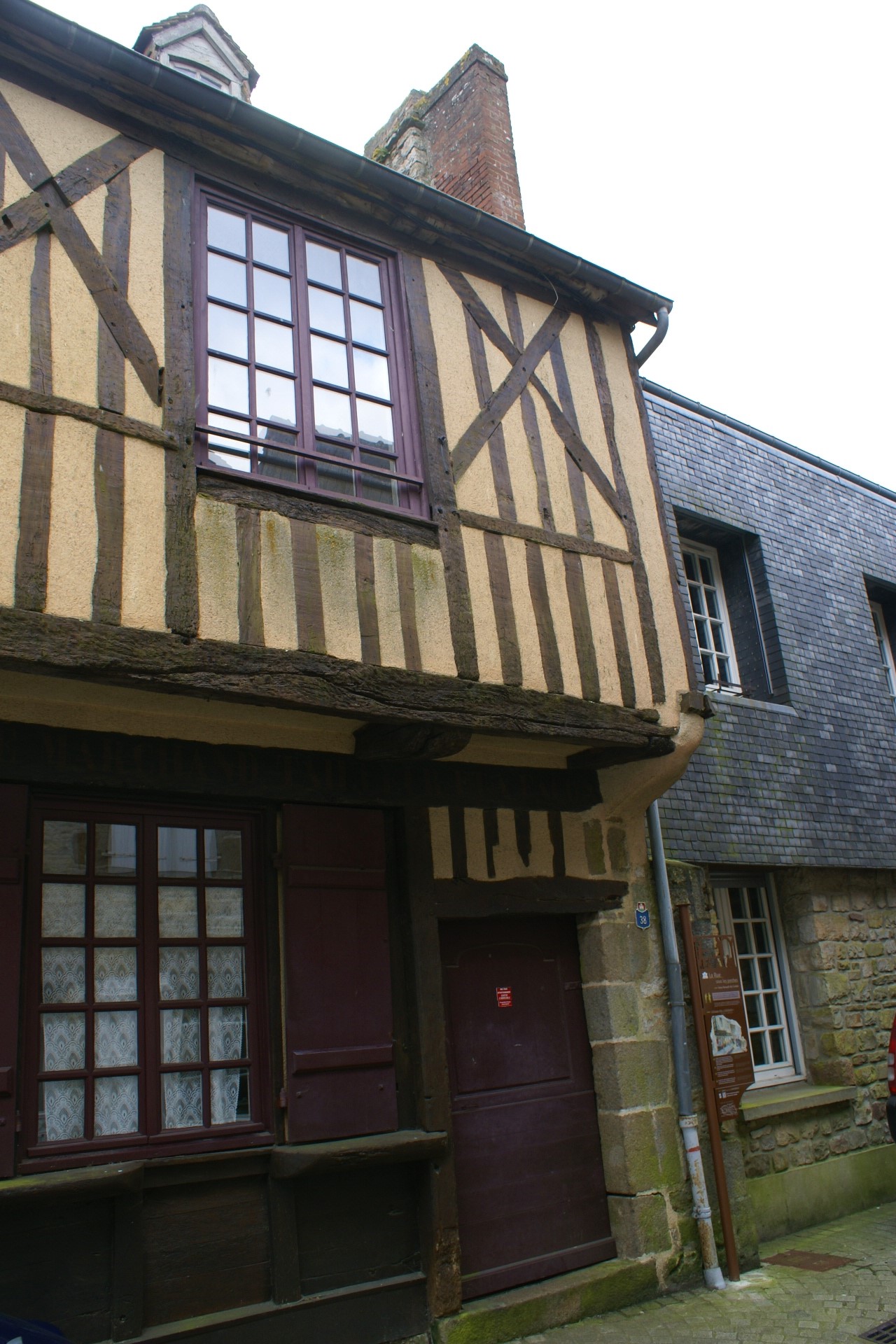 Domfront medieval building