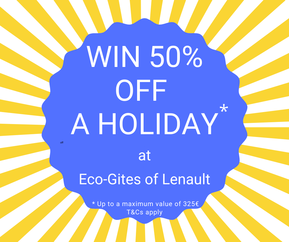 Cometion Time. Win 50% off a holiday to Eco-Gites of Lenault, Normandy, France