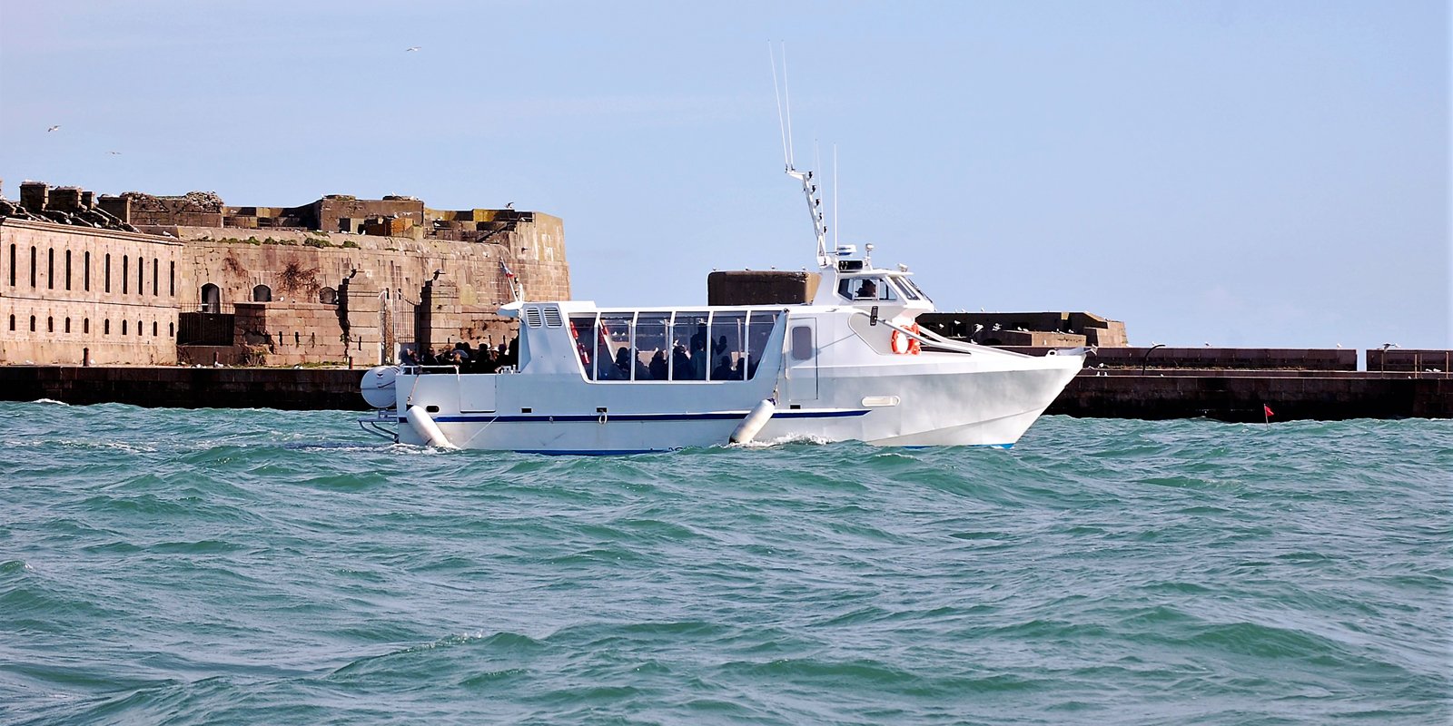 L'Adèle in CHerbourg Harbour, Normandy, France