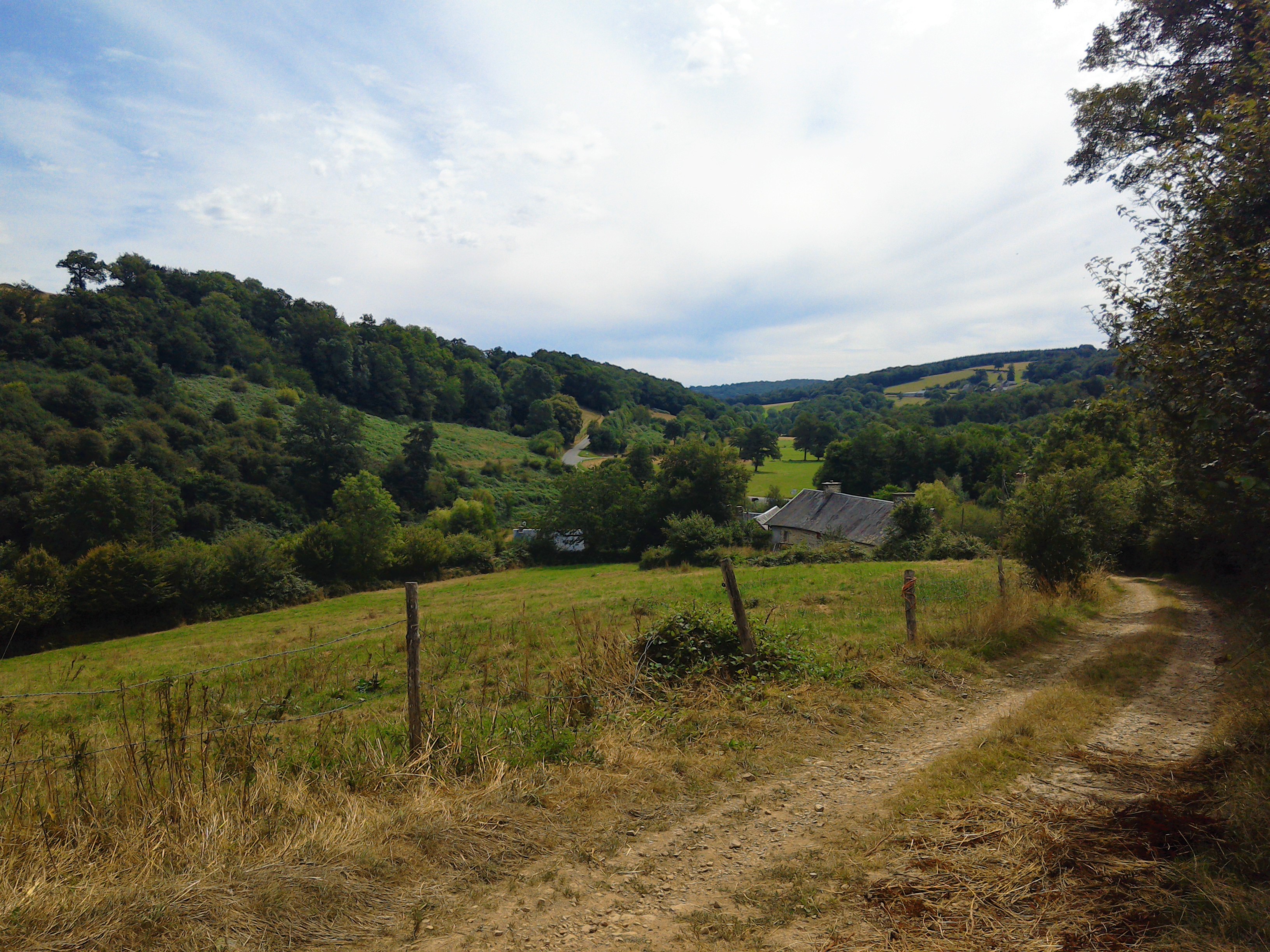 View over the Druance Valley, Normandy, France