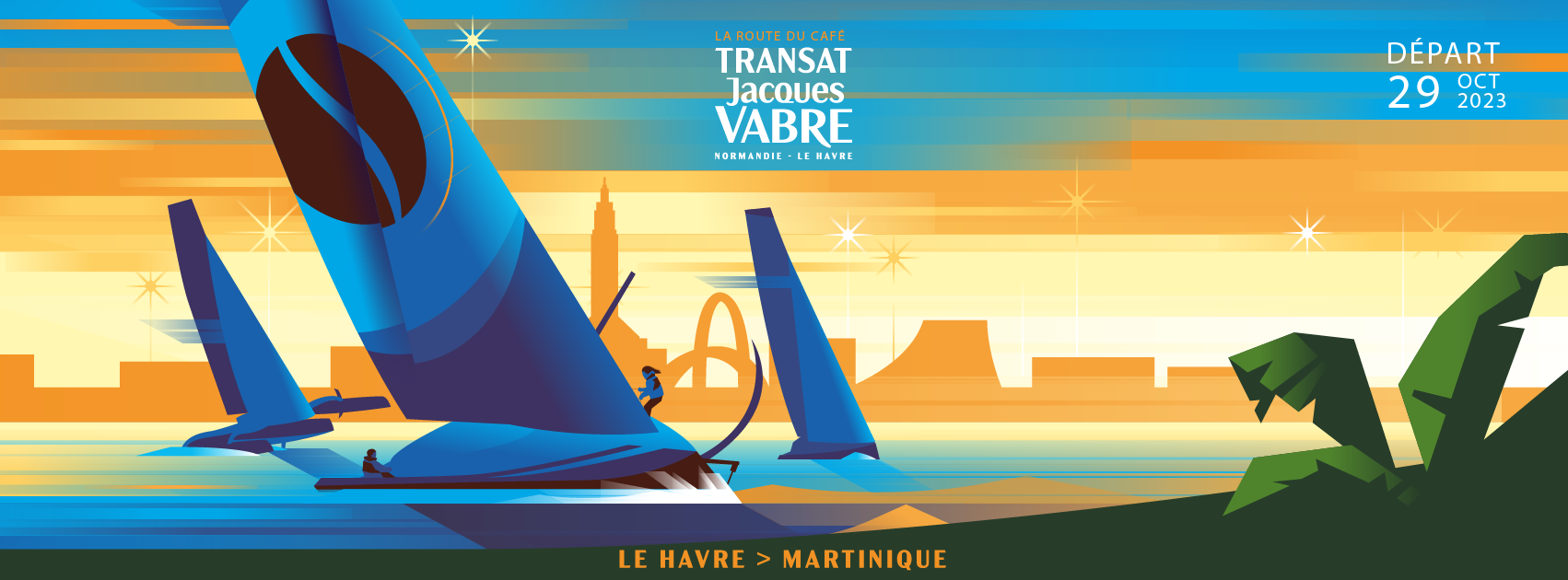 Transat Jacques Vabre sailing event - le Havre to La Martinque