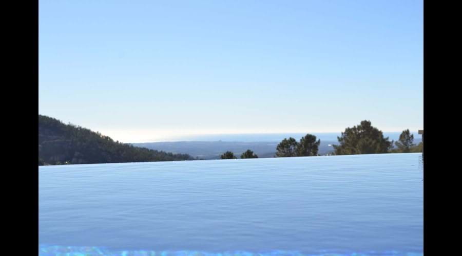 Infinity pool at Villa Vida Nova self catering villa in Portugal