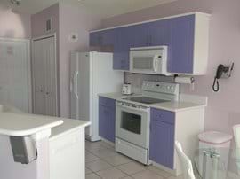 Kitchen with Ceramic topped cooker