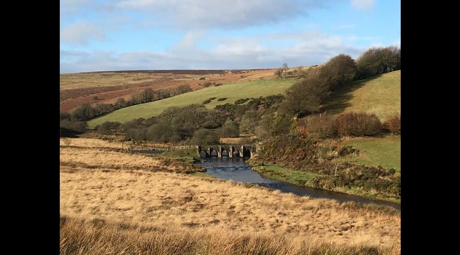 View to Landacre Bridge