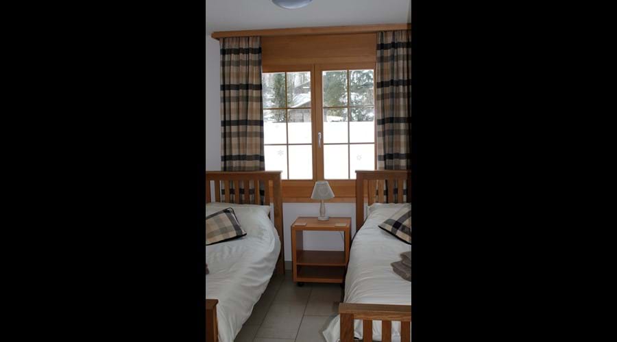 Cosy twin with fabulous views