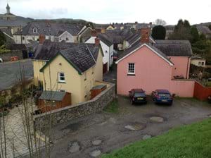 View of Castle Street from Castle mound