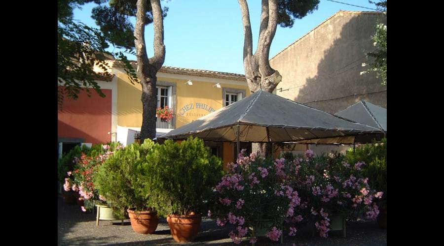 Local restaurant in the port