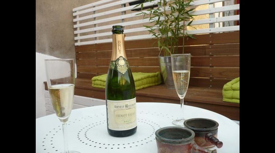 Cheers from the terrace