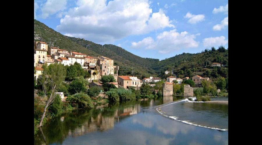 Roquebrun in the hills