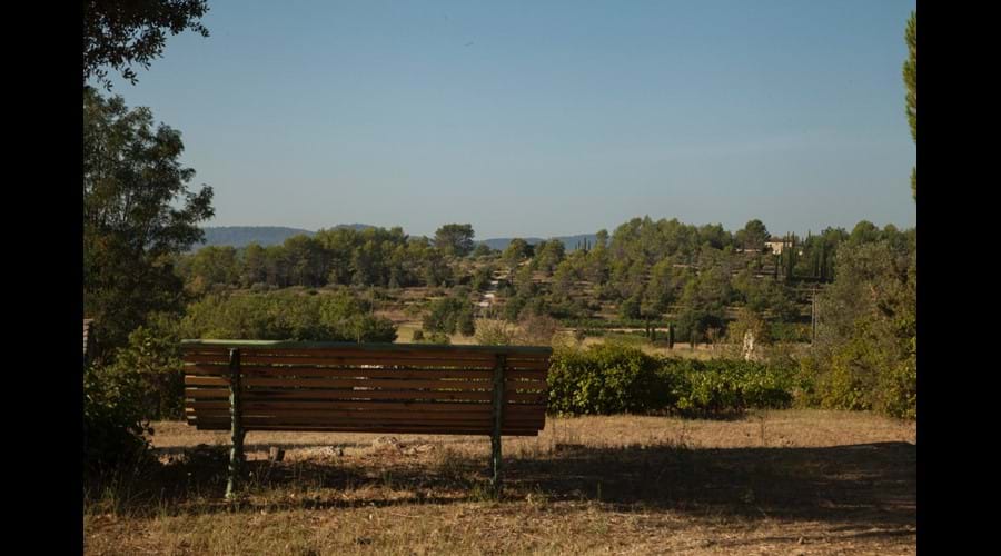The view over the valley